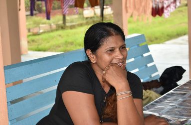 Cash crops farmer, Teshri Jeetnarine (Carl Croker photos)