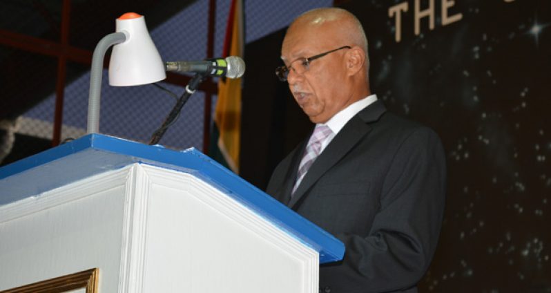 Managing Director of Banks DIH delivering the Chairman’s Report during the 60th Annual General Meeting on Saturday