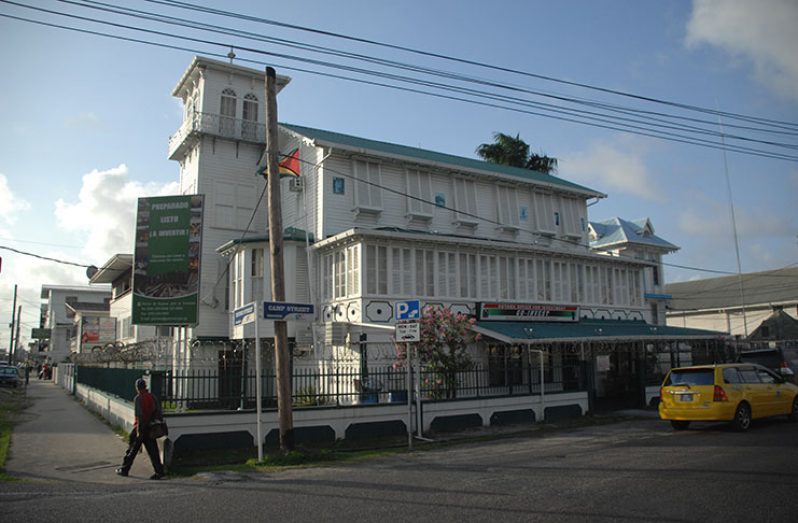 The Go-Invest Office at the corner of Camp and Church Streets