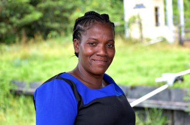 Baracara resident, Valney Thompson (Carl Croker photos)