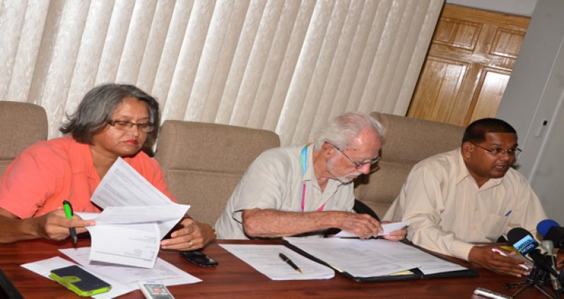 Gem Madhoo-Nascimento, Kit Nascimento and GTA’s Director Indranauth Haralsingh