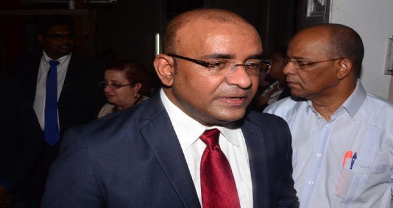 Opposition Leader Bharrat Jagdeo