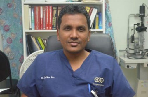 National Director of Emergency Medical Services, Dr Zulfikar Bux