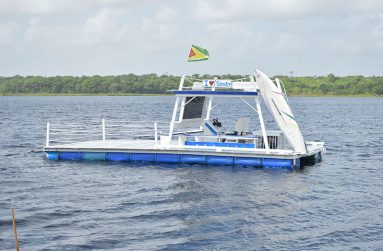 The tour boat on the lake (Carl Croker photos)