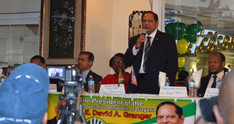 Prime Minister Moses Nagamootoo speaking on Government’s plans to transform Guyana’s airline industry