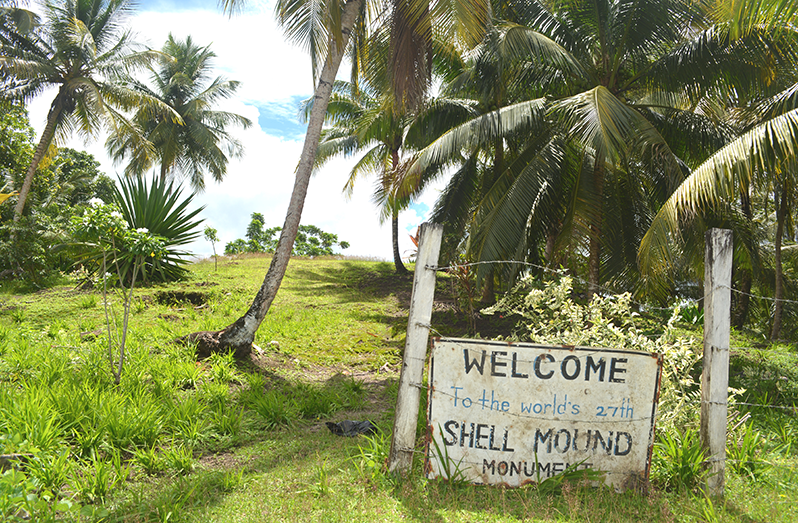 Shell Mound today ( Telesha Ramnarine photos)