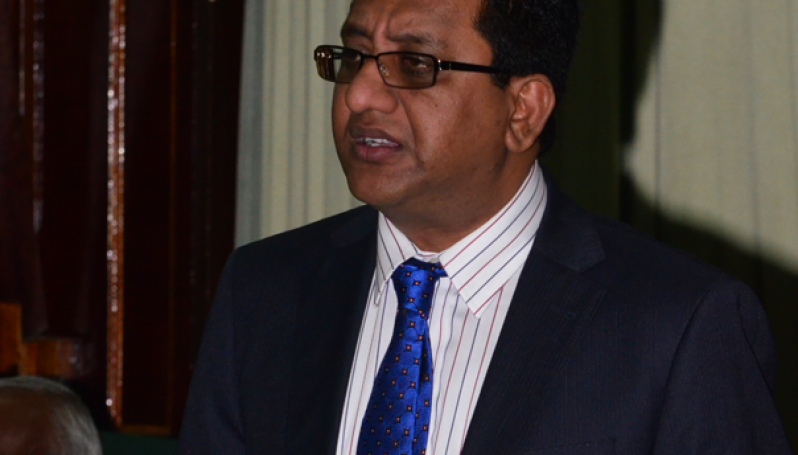 AG Anil Nandlall in the National Assembly on Monday