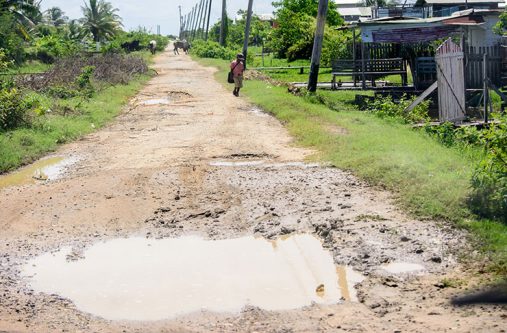 The state of the roads in Bare Root