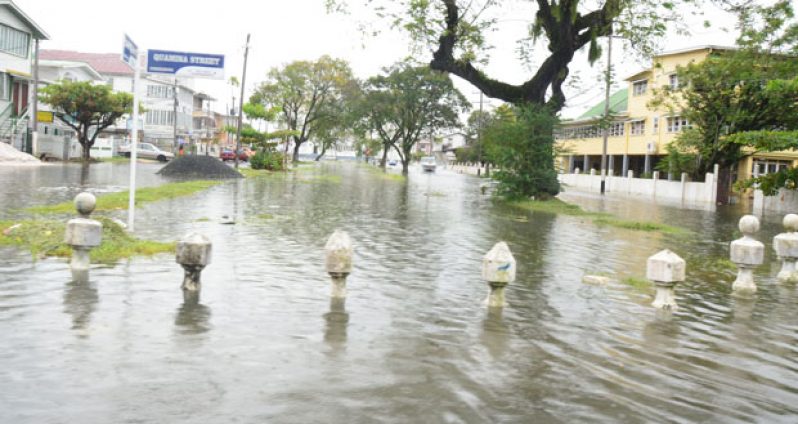 This was the sight in another part of the capital city of Georgetown (Adrian narine photos)