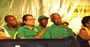 APNU+AFC Presidential Candidate David Granger and Mrs. Granger at the Square of the Revolution last evening
