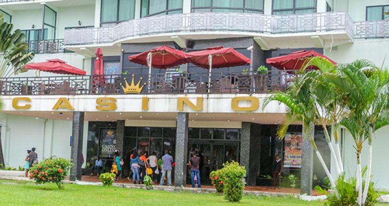 Persons were barred from entering the Ramada casino as investigations continued yesterday into a brazen attack by bandits