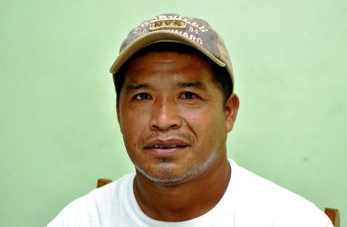 Vice Chairman of the Moraikobai Village Council, Jeff Bonaparte