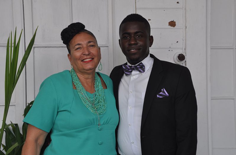 Georgetown Mayor Patricia Chase-Green and new Deputy Mayor Akeem Peter after the elections.