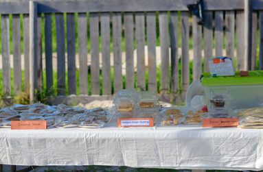 Natasha David’s farine-based pastries, puddings and cassava pone and balls.