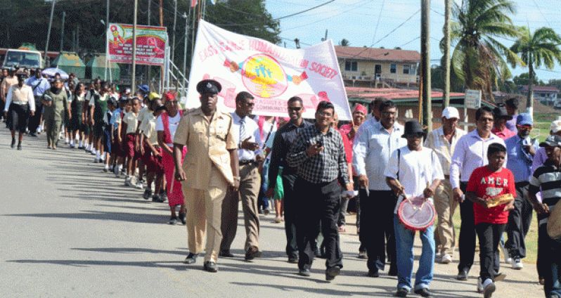 East Canje Humanitarian Society March (Adrian Narine photo)