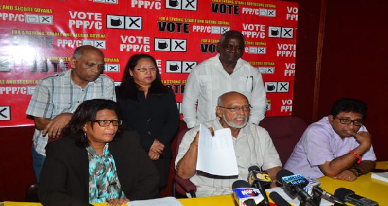 President Donald Ramotar says ‘evidence is here’ to justify a recount
