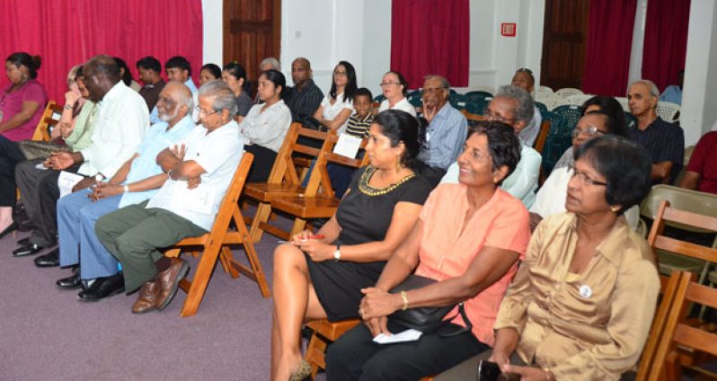 A section of the audience at the lecture