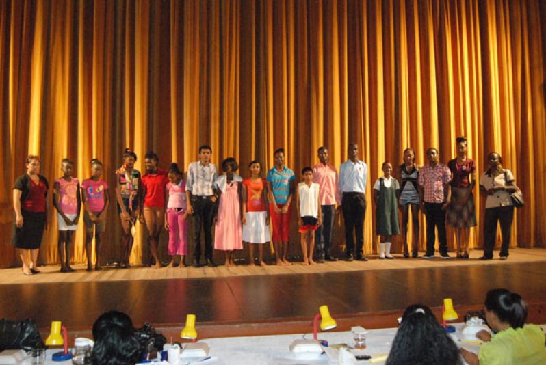The players from Leonora Secondary School