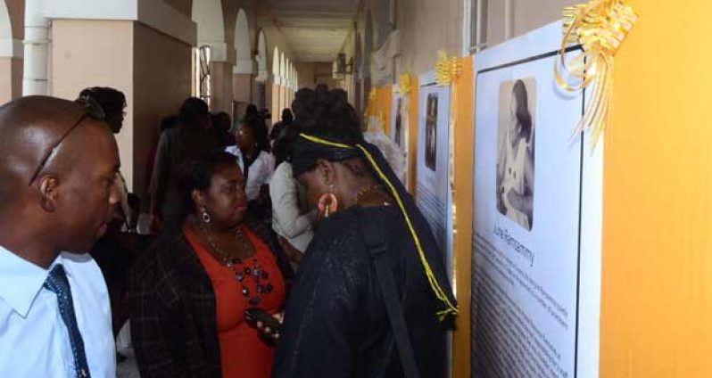 At the exhibition on Opening Day
