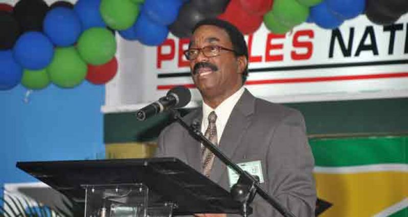 “Chairman of the People’s National Congress Reform, Mr. Basil Williams”