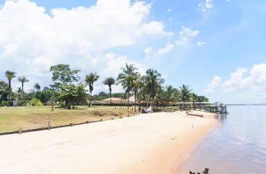A section of the beach at River’s View