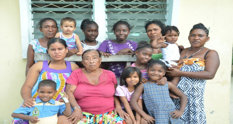 Family members turned up in their numbers to support Roberta Browne