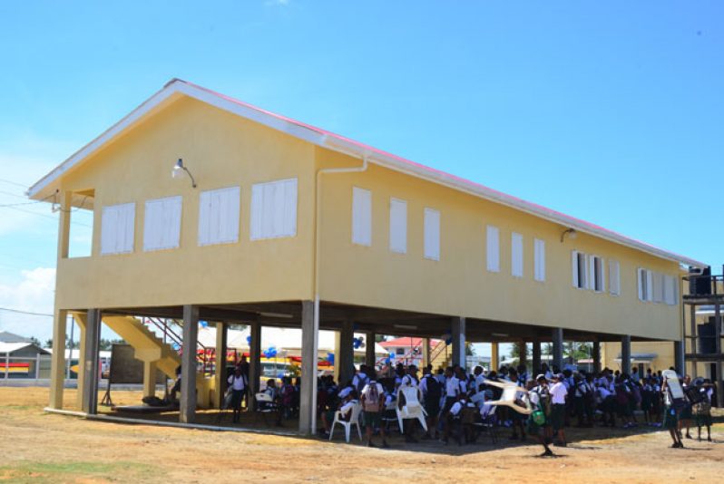 The newly constructed wing of the Fort Wellington Secondary School