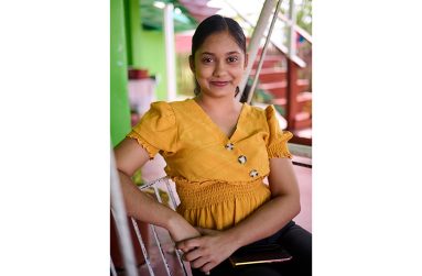 Aspiring nurse, Tashmini Ramnauth (Samuel Maughn photos)