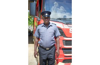 Fireman Clement Neblett (Samuel Maughn photos)