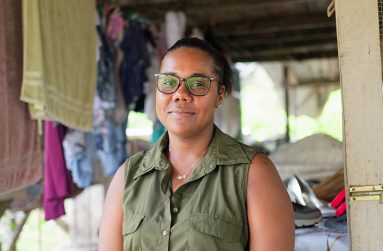 Life long villager of Three Friends Marla Lamazon