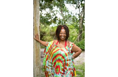 Artist and Proprietor of Pandama Retreat and Winery, Tracy Douglas (Samuel Maughn photos)