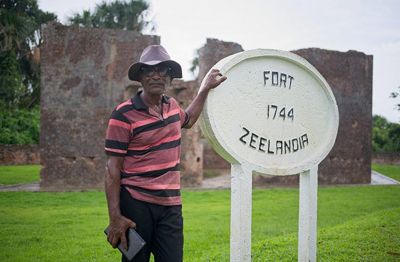 Fort Island villager and historian Mohamed Nazam (Samuel Maughn Photos)