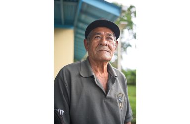 Dedicated father and Fort Islnad father, Francis Debideen (Samuel Maughn Photos)
