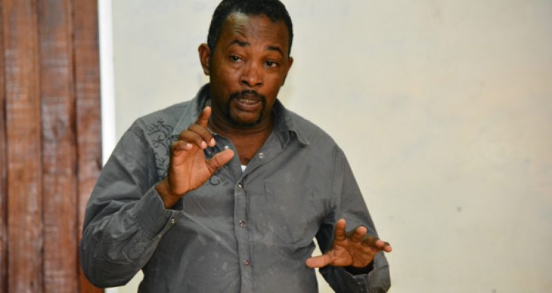 Lennox Smith,one of the workers that were dismissed by the BCGI