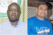 Chairman of APNU Aubrey Norton, and Leader of WIN Azruddin Mohamed