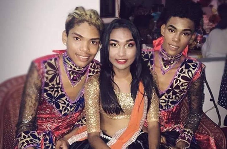Ryan Persaud (right) and his brother Ravindra Persaud are the founders of the dance troupe