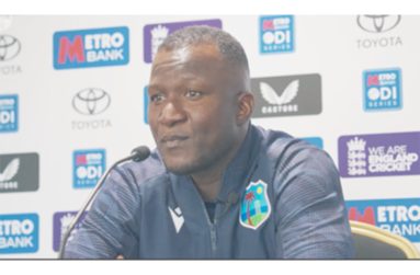 West Indies head coach Daren Sammy