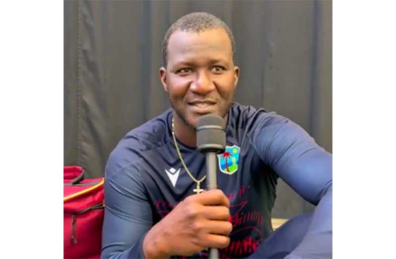 West Indies coach Darren Sammy