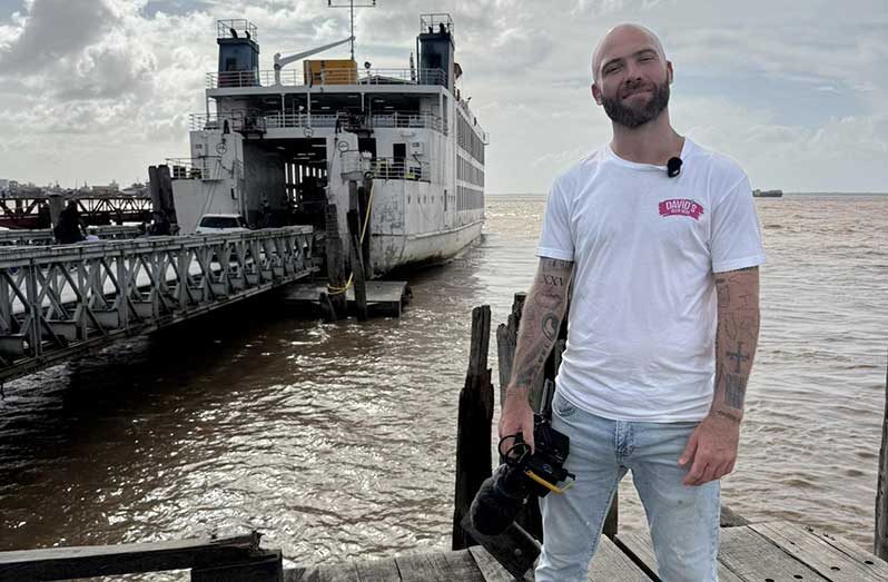 David Hoffman during his time in Guyana