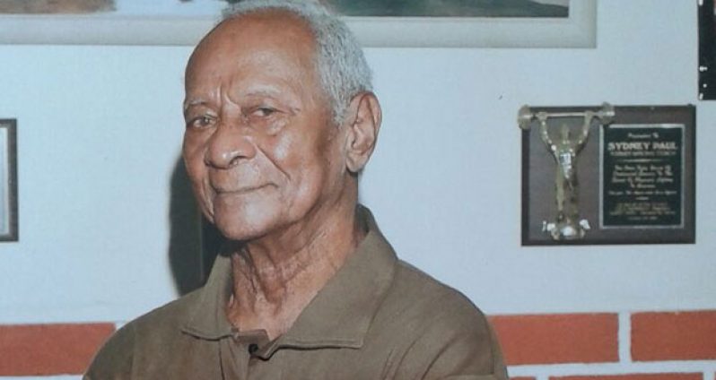 Founding member of the Guyana Amateur Weightlifting Association (GAWA) the late Sydney Paul