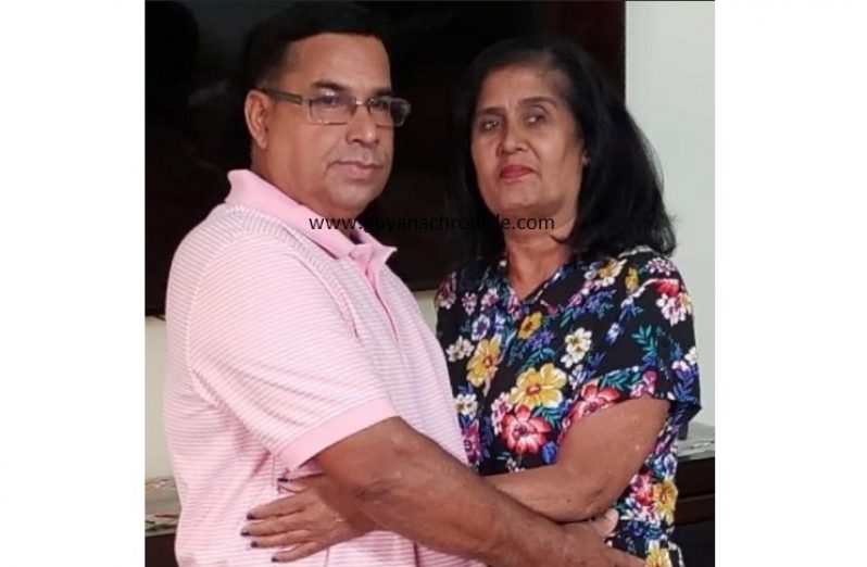 Rishiram Rambarran 58, and his wife, Laleta Rambarran, 68 in happier times.