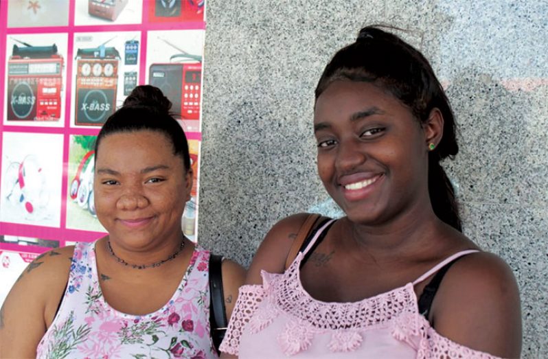 Delicia Lewis and Aliyah Pompey