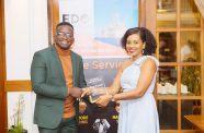 Denzel Southwell has been recognised for his hard work and dedication at El Dorado Offshore Inc. He recently received an award from Thalia Wilson, a member of the EDO team