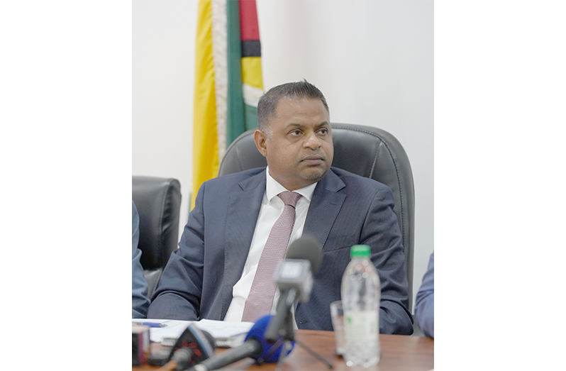 Minister of Public Utilities and Aviation Deodat Indar