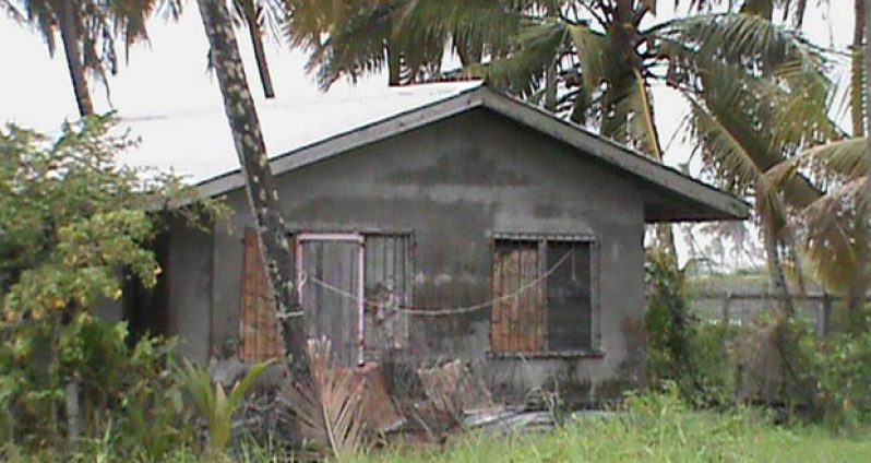 The house at Devonshire Castle Old Road where the pensioner was attacked