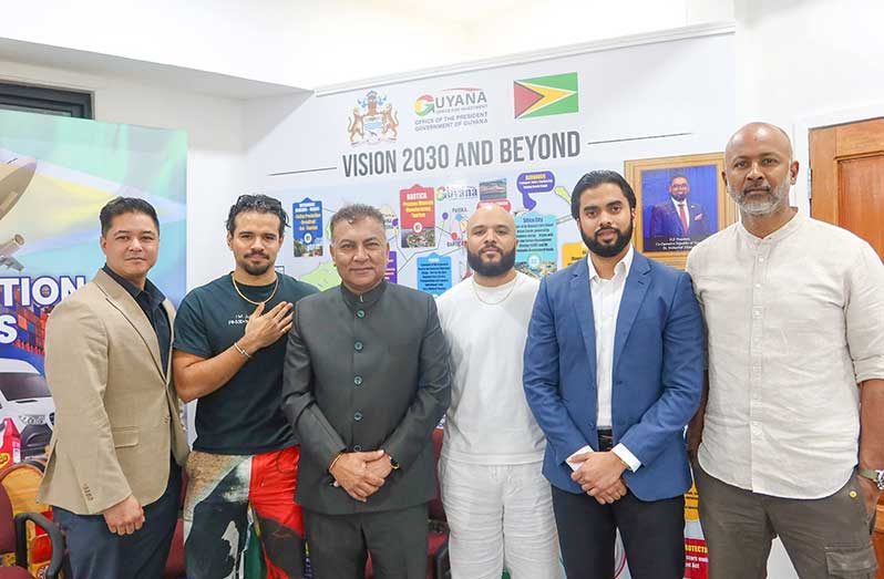 Chief Investment Officer and Agency Head of the Guyana Office for Investment, Peter Ramsaroop, on Tuesday, engaged a group of well-known Guyanese diaspora investors and creatives including actor, Jacob Scipio, who starred in Bad Boys