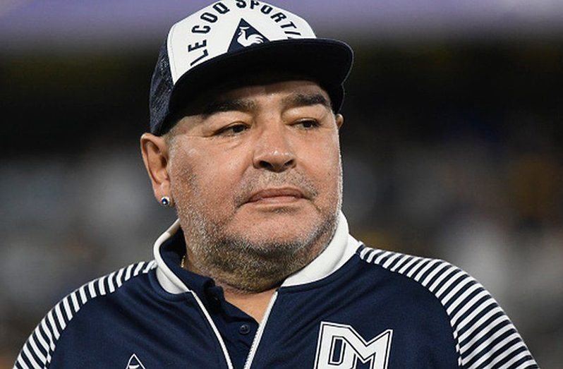 Diego Maradona, the revered firmer Boca Juniors and Napoli star.
