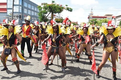 Flashback to Digicel’s band at the Jubilee Float Parade last year