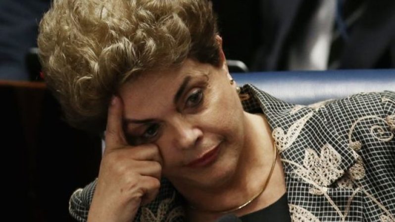 Dilma Rousseff appeared in the Senate on Monday to defend herself and her record