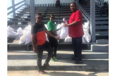 Donation of food hampers to the Rose Hall Town Council